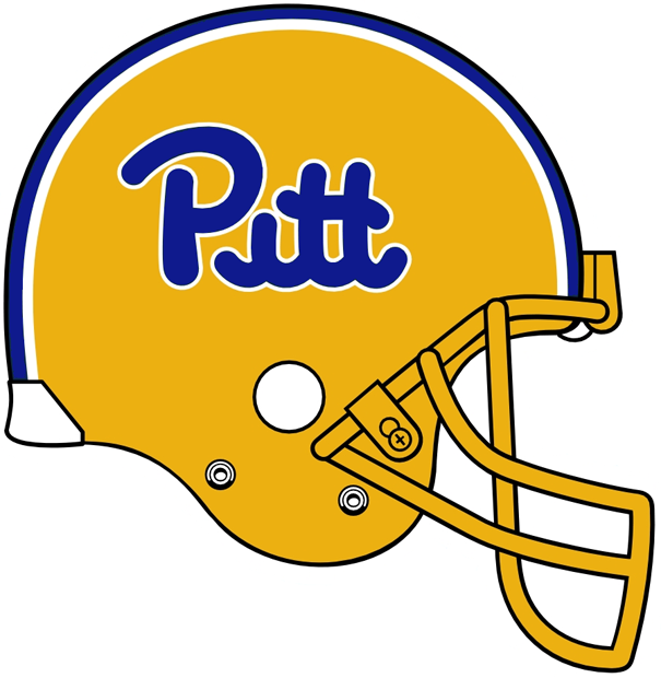 Pittsburgh Panthers 1973-1996 Helmet Logo iron on transfers for clothing...